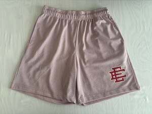 Eric Emanuel EE Basic Mesh Shorts Rose Quartz/Red X-Large